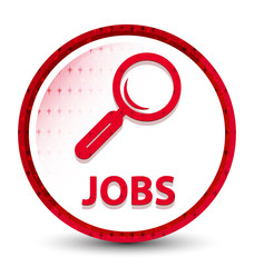 Jobs misty frozen red round button