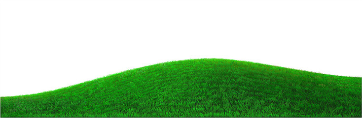 Vector green hill