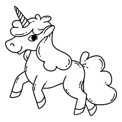 Cute unicorn.