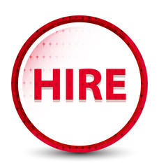 Hire misty frozen red round button