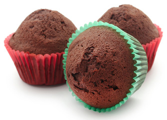 Freshly prepared homemade muffin