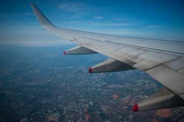 Flying over Sri Lanka