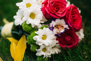 Beautiful wedding bouquet