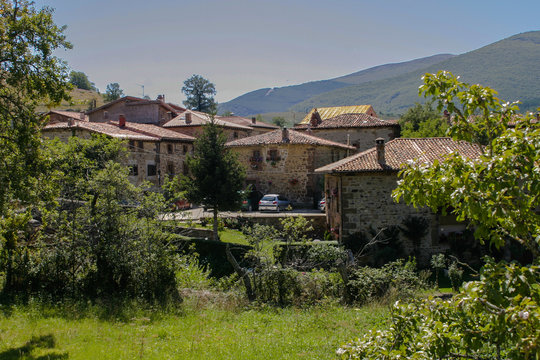 Pineda de la Sierra. Village of Burgos. Spain
