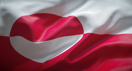 Official flag of Greenland.