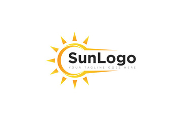 sun logo and icon Vector design Template. Vector Illustrator Eps.10