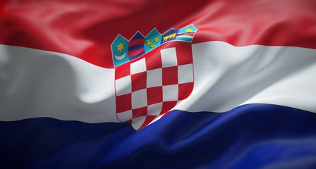 Official flag of the Republic of Croatia.