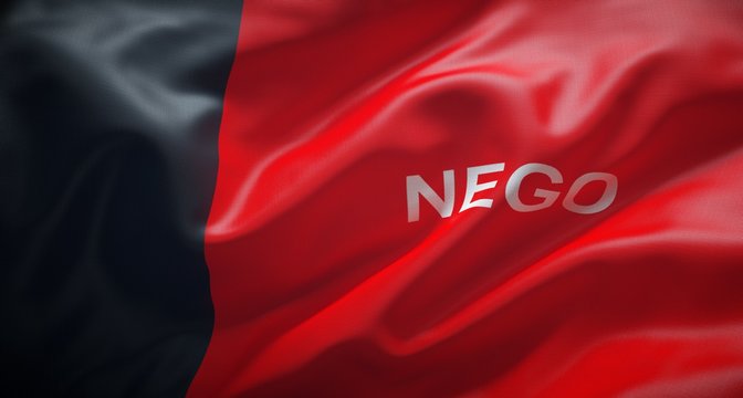 Bandeira oficial do Para&iacute;ba, Brasil.