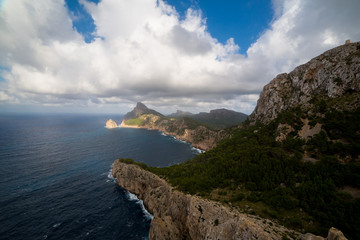 Mallorca landscape at the summer 