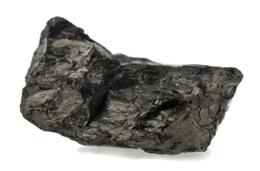 coal isolated on white background