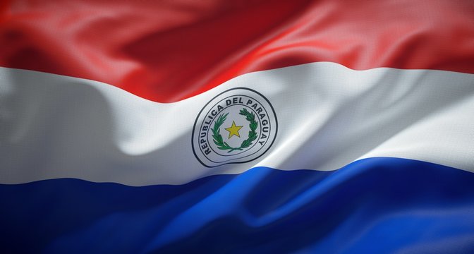 Bandera oficial de la República del Paraguay