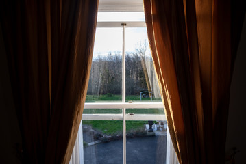Windows to the garden.