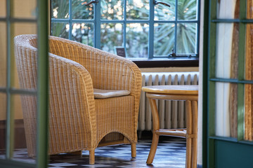 Interior of the daytime room with the window