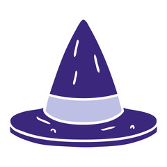 Fototapeta premium cartoon doodle of a witches hat
