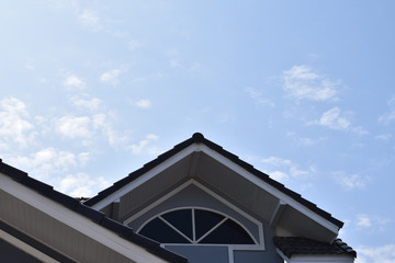 roof and sky