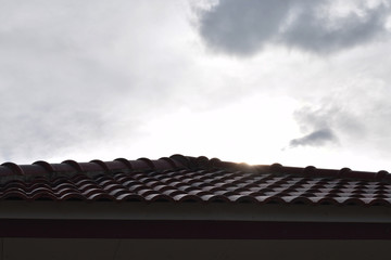 roof and sky
