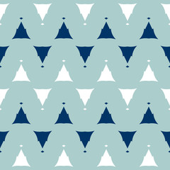 Obraz premium Bright seamless pattern with alternate triangular shapes.