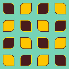 Seamless pattern with geometric elements.