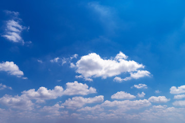 Blue sky with clouds