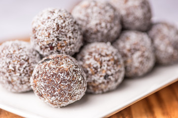 Cocoa Berry Protein Balls, Vegan, Nut Free, Gluten Free and Dairy Free