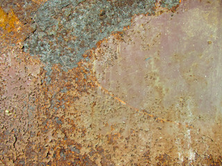 Rusty Reddish Metal