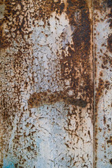 Rusted painted metal texture - Bilder