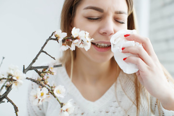 Woman and Allergies
