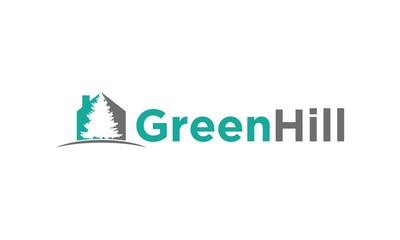 Naklejka premium Green Hill Logo