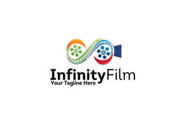 Fototapeta na wymiar Infinity Film Logo