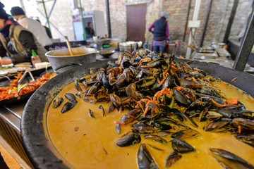 mussels in the market