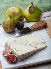Gorgonzola dolce Italian blue cheese, made from unskimmed cow's milk in North of Italy