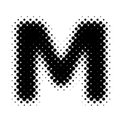 Halftone Letter 