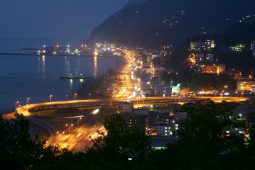 view of the coastal road.hopa artvin 