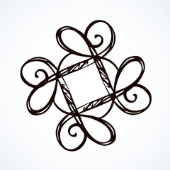 Vignette. Vector drawing