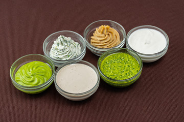 sauces, hummus