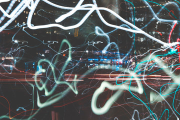 graffiti on the city