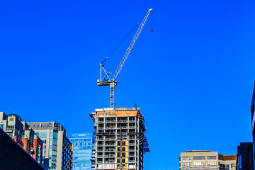 Naklejka premium building under construction