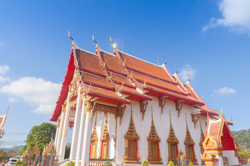 Wat Chalong, an ancient temple in Phuket,Thailand
