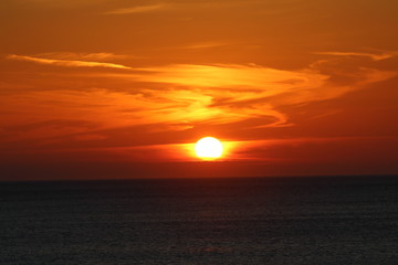 Fototapeta premium Sunset Sky Background