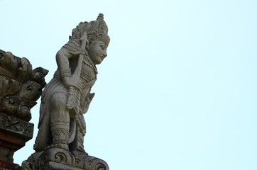Statue in Pura Taman Ayun