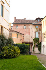 Tourism at Treviso. Treviso, Veneto, Italy. August 2018