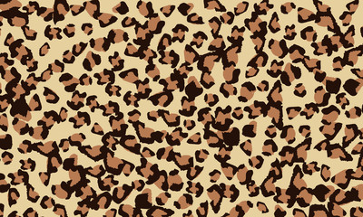 Leopard print design. Animal skin pattern.