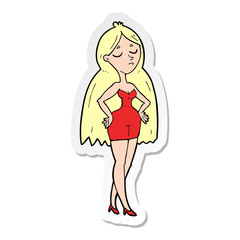 sticker of a cartoon