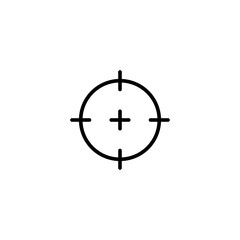 Target icon. Social media tag sign