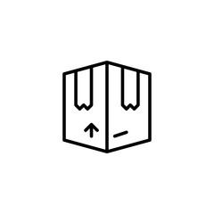 Box icon. Cargo sign