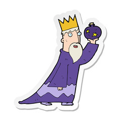 sticker of a one of the three wise men