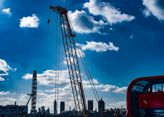 London Eye Construction Work