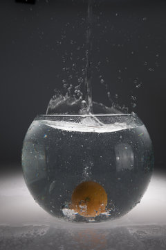 Splashes of water