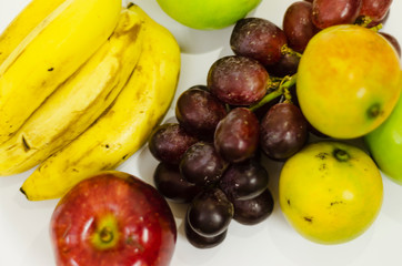 Naklejka na ściany i meble tropical fruits for a healthy diet