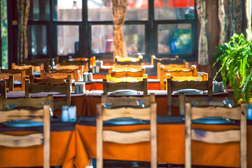 Turkish rural cafe.